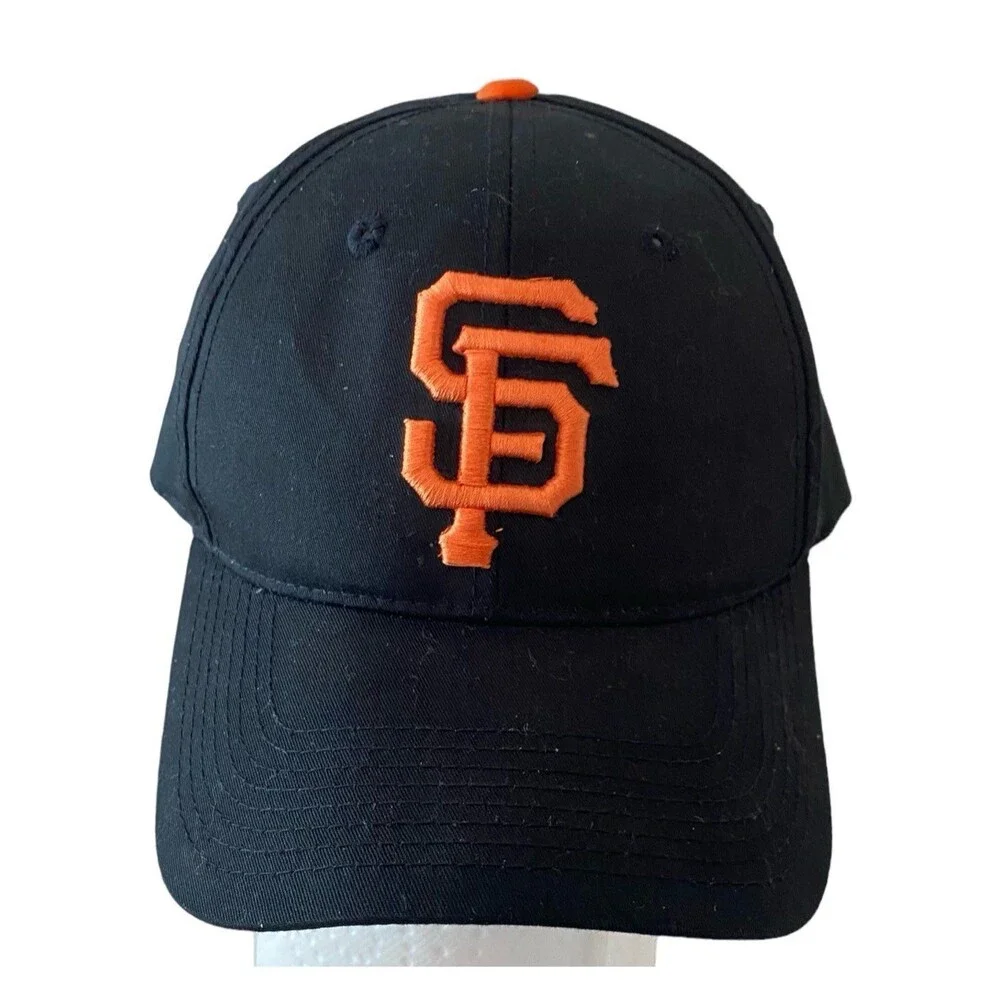 Outdoor Cap Hat Unisex Snapback Color Black San Francisco Giants Embroidered MLB - Picture 1 of 9